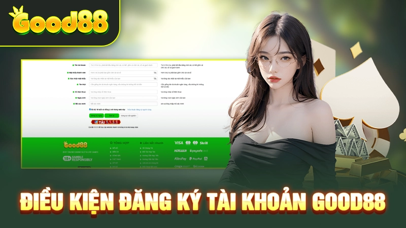 Điều kiện đăng ký tài khoản Good88
