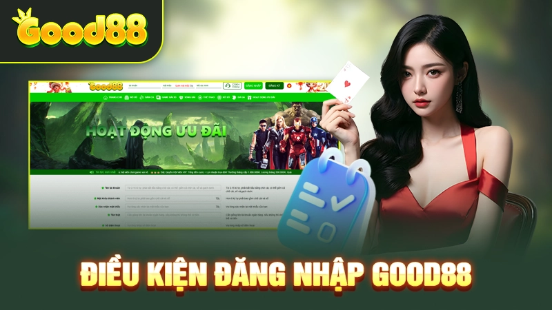 Điều kiện đăng nhập Good88